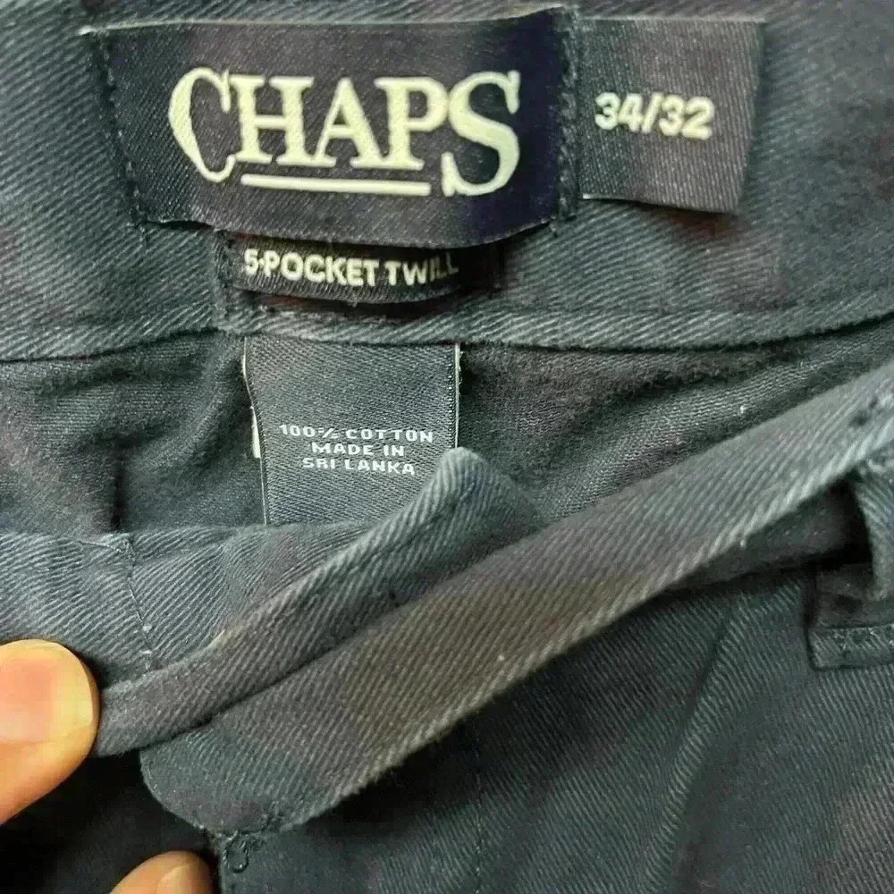 Chaps navy twill pants - Picture 3 of 3